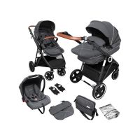 Babygo - Carucior 3 in 1 Halime – cadru Black