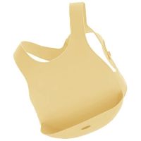 Baveta Flexi Bib Minikoioi, 100% Premium Silicone – Mellow Yellow