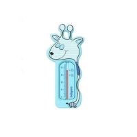 Termometru plutitior de baie, BabyOno, Girafa, Fara mercur, 15x6 cm, Albastru