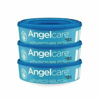 Rezerva pentru cos ermetic scutece murdare, Angelcare, Set 3 buc., Tehnologie OdourSeal, Utilizare indelungata