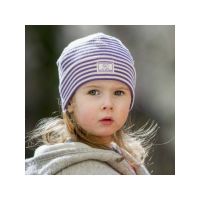Fes Purple Stripes din lana merinos si matase