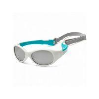 Flex 3/6 ani - White Aqua - Ochelari de soare pentru copii