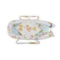 Baby Nest Somnart: Cosulet bebelusi + Salteluta 42x84x2 cm + Paturica 70x70 cm model Jungle