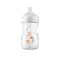 Biberon, Philips Avent, Natural Response, 1 luni+, 260 ml, Fara BPA, Anticolici, Girafa