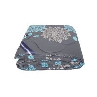 Lenjerie de pat bumbac polycotton, SomnART, pentru pat de 2 persoane XXL (2 fete perne 50x70, cearceaf pat 240x260, cearceaf pilota 220x200), Artemis