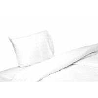 Lenjerie de pat pentru o persoana Damasc Somnart, 100% bumbac damasc, 3 piese, Cearceaf pat 150x260, Cearceaf pilota 150x200, Fata de perna 50x70