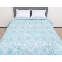 Pilota de iarna matlasata Electra Somnart, 200x220 cm, policotton imprimat, sezon rece, 400 g/mp