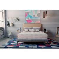 Saltea cu memorie Somnart Memory HypoallergenicMed Antibacteria 160x200, înălțime 18 cm, antibacterii, husă 3D detașabilă, fermitate medie