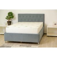 Saltea cu memorie Somnart Memory Ultimate 90x200, înălțime 24 cm, husă cu Aloe Vera, cu mânere, fermitate mare
