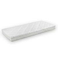 Saltea cu spuma poliuretanica Somnart Air-flow 140x200, inaltime 16 cm, super-ventilata, husa 3D Bumbac Natur lavabila, detasabila, hipoalergenica, rulata, fermitate medie