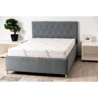 Saltea cu spuma poliuretanica Somnart HypoallergenicMed Antibacteria, 160x200, inaltime 18 cm, antibacterii, husa detasabila, fermitate medie