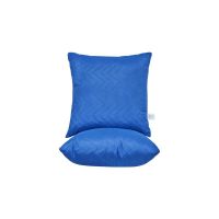 Set 2 Perne matlasate US, microfibra Ultramarin, 60x60 cm