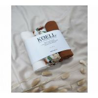Set 3 scutece din Muselina vaporoasa pentru bebelusi, Koell, bumbac organic, 60 x 60 cm, 206069
