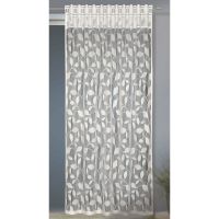 Perdea living, Freddy, pentru prindere pe teava, L140cm x H245, alb