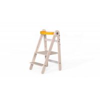 Turn de invatare pliabil MamaToyz Learning Tower din lemn, Galben