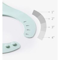 Baveta moale cu buzunar Stylish Baby Bib Coral Pink