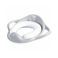 Maltex baby - Reductor toaleta copii, antiderapant, colac integrat moale, Zebra Gri,