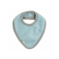 Bandana groasa din lana merinos organica fleece reglabila cu capse - Iobio - Celestial Blue