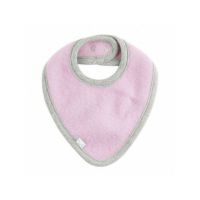 Bandana groasa din lana merinos organica fleece reglabila cu capse - Iobio - Cotton Candy