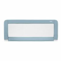 Bariera protectie anticadere pat copii, lungime 100 cm, albastru-gri, Reer Sleep'n Keep 45101