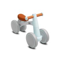 Bicicleta de echilibru, Toyz, Fara pedale, Cadru metalic, Roti din spuma, 58 x 24 x 36 cm, 1-3 ani, Albastru