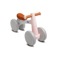 Bicicleta de echilibru, Toyz, Fara pedale, Cadru metalic, Roti din spuma, 58 x 24 x 36 cm, 1-3 ani, Roz