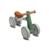 Bicicleta de echilibru, Toyz, Fara pedale, Cadru metalic, Roti din spuma, 58 x 24 x 36 cm, 1-3 ani, Verde