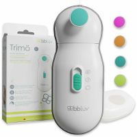 Pila electrica pentru bebelusi, BBluv, Trimo, Cu 2 viteze, Include 4 capete pentru fiecare etapa, Include geanta de transport si suport, Pe baza de baterii AA, Blue