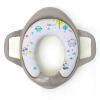 Reductor toaleta, BBluv, Poti, Cu perna confortabila si detasabila, Fara BPA, Grey