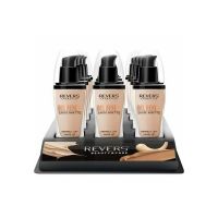 Set 12 bucati Fond de ten matifiant, Nude Skin Matte Perfect, Revers, 30 ml