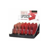 Ruj buze mat, Nudes to Passion Matte Lipstick, Magic Studio, Set cu 24 bucati