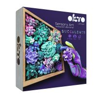 Set creatie Wood &amp; Craft - Succulents, 21*21cm - Tenderness