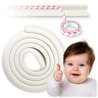 Banda protectie, Ricokids, Pentru colturi si margini mobila, 2 metri, Alb