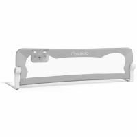 Bariera de siguranta pentru pat, Nukido, Bed Rail, 150 x 42 x 35 cm, Gri