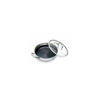 Cratita cu capac, 3.8 Litri, otel inoxidabil, Berlinger Haus, 28 cm, Silver Eternal Collection, BH 7447