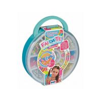 Set frumusete si creat bijuterii fetita, RS Toys, Valiza cu 300 margele colorate si accesorii pentru bratari si coliere