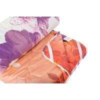 Set pilota 4 anotimpuri Ultrasleep Purple Flowers Somnart, 180x200 cm (200 g +120 g), microfibra