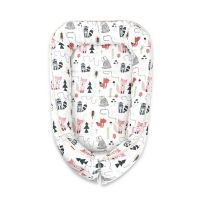 Cosulet bebelus, MimiNu, Pentru dormit, Baby Cocoon 75x55 cm, Husa 100% bumbac, Din bumbac certificat Oeko Tex Standard 100, Fox
