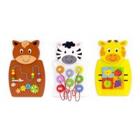 Set de motricitate fina cu 3 animale