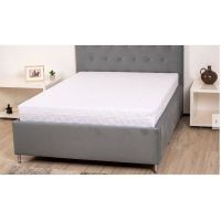 Saltea cu spumă poliuretanică 7 Zone SOMNART 100x200, înălțime 17 cm, ortopedică, husă detașabilă cu fermoar, fermitate medie