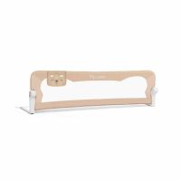 Bariera de siguranta pentru pat, Nukido, Bed Rail, 150 x 42 x 35 cm, Bej
