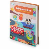 Carte magnetica, cu 66 de elemente, carduri cu 2 fete, Ricokids, RK-770, Vehicule