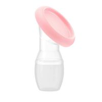 Pompa de san manuala BEBUMI Silicon (roz) + 20 pungi