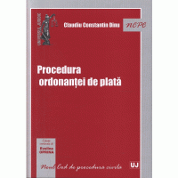 Procedura ordonantei de plata | Claudiu Constantin Dinu