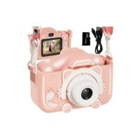 Aparat foto digital pentru copii Kitty, 2 inch, 3MP, card 16GB Kruzzel MY18070