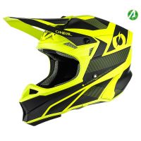 Casca Integrala O'Neal 10SRS Hyperlite Compact - 59-60 Cm, L, Negru-Galben Neon