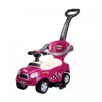 Masinuta de impins Ecotoys 321 Mini Cooper - Roz