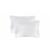 Set 2 Perne Somnart matlasate microfibra Striata, 50x70 cm