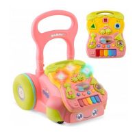 Antemergator 2 in 1 cu diverse activitati si muzica Ricokids RK-744 - Roz