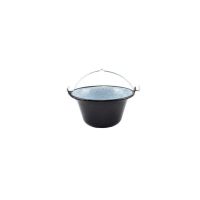 Ceaun emailat, 50 litri, negru